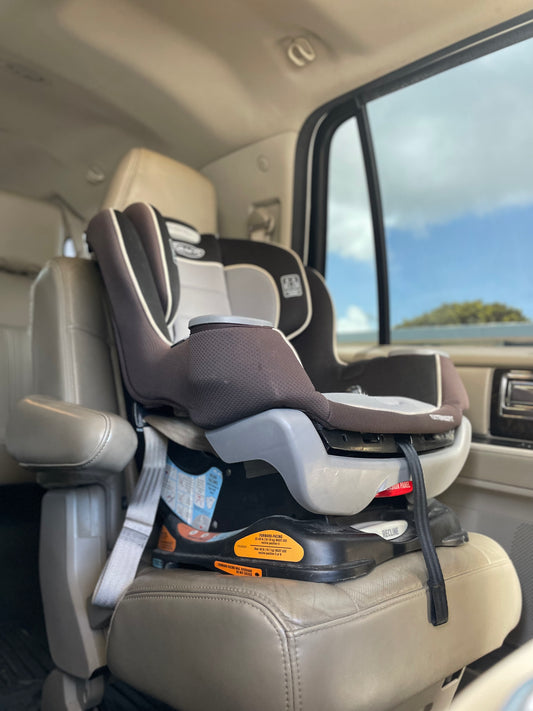 Car seat and booster seat add-on for safe family transfers in Puerto Rico