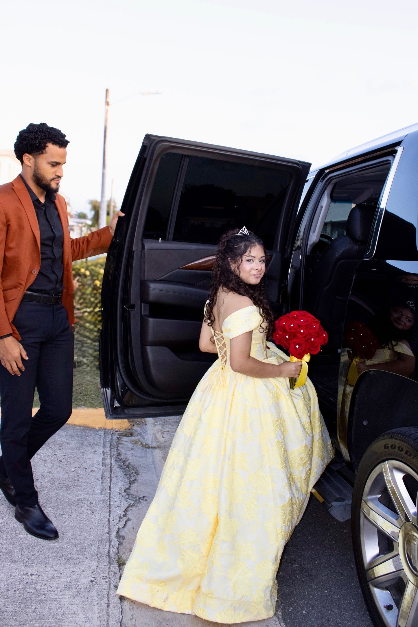The Quinceañero Arrival — Private Luxury Transportation