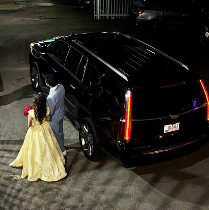 The Quinceañero Arrival — Private Luxury Transportation