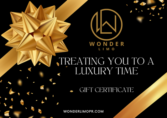 WONDER LIMO GIFT CARD - Wonder Limo