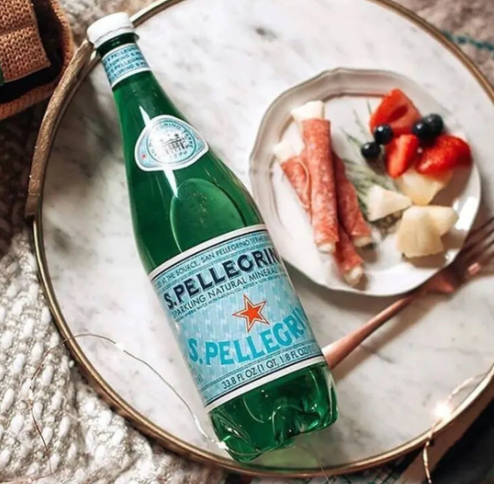 Sparkling water 16oz bottle add-on for Puerto Rico luxury transfers
